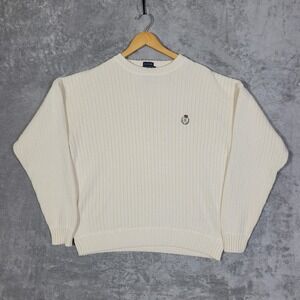 Chaps Ralph Lauren Sweater Mens Large Crest Pullover Casual Classic Preppy